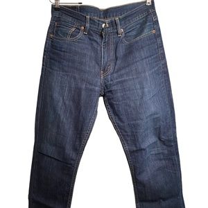 Levi's 514 mens jeans 31x30 dark wash 100% cotton